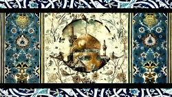 تابلو نقاشی حرم امام رضا علیه السلام